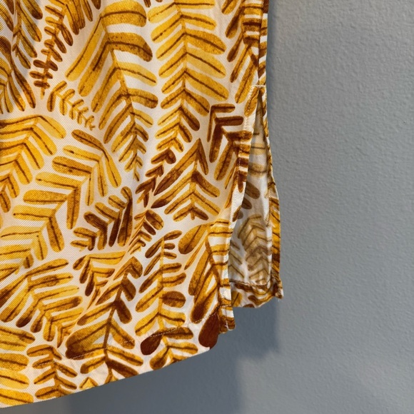 Anthropologie Yellow and Orange Patterned Pants - Picture 7 of 10